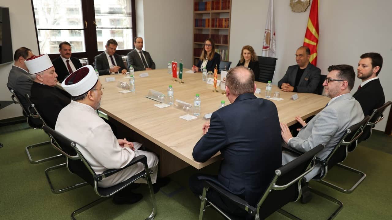 Foto - Diyanet İşleri Başkanı Arpaguş, Kuzey Makedonya’da bir dizi ziyarette bulundu 