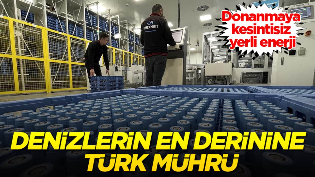 Donanmaya kesintisiz yerli enerji! Denizlerin en derinine Türk mührü