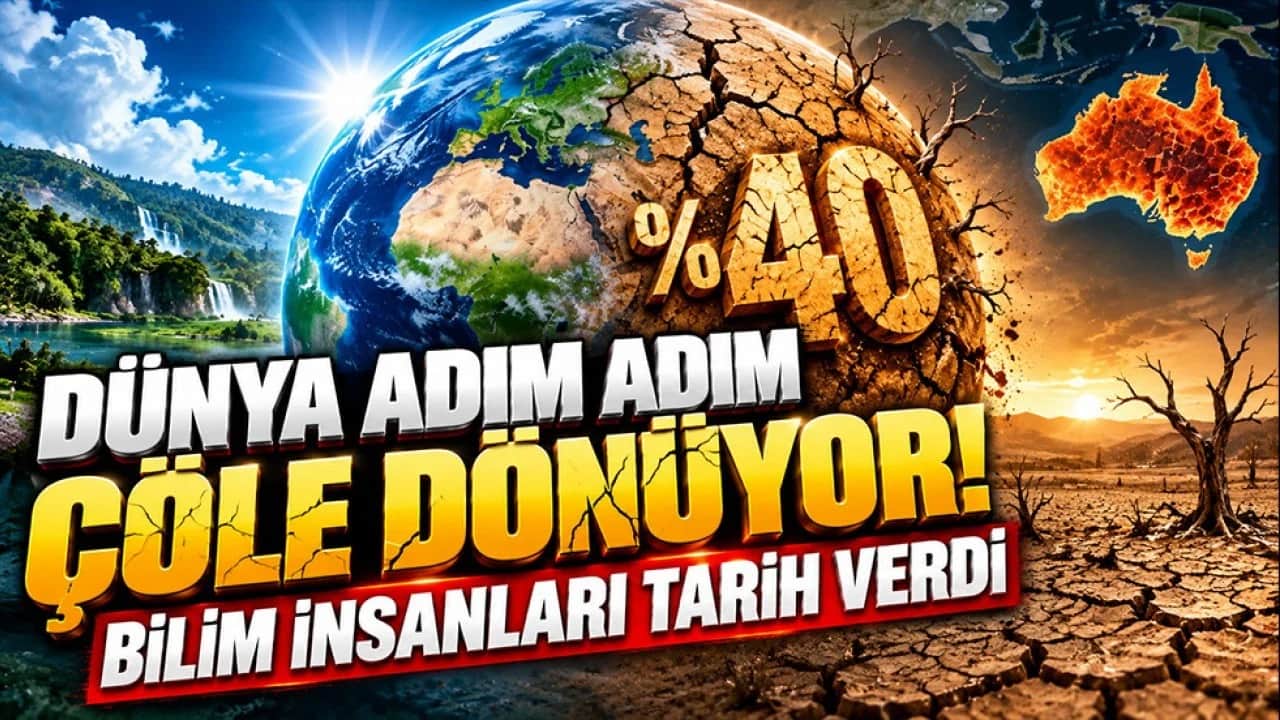 Dünya adım adım çöle dönüyor! Bilim insanları tarih verdi
