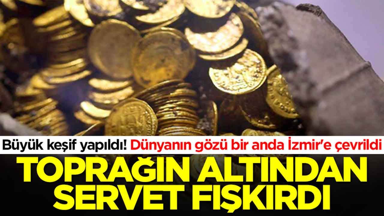 Dünyanın gözü bir anda İzmir'e çevrildi: Büyük keşif yapıldı, toprağın altından servet fışkırdı