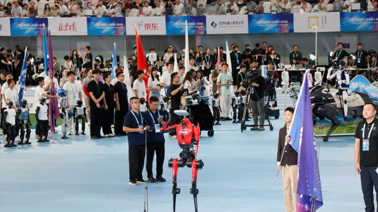 Foto - Dünyanın gözü Pekin’de İnsansı Robot Oyunları hızlı başladı