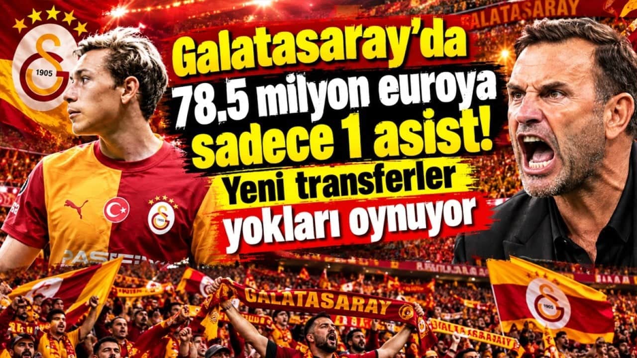 Elinde patladı bu oyuncular... Olay sözler edildi çoğu için: Galatasaray'da 78.5 milyon euroya sadece 1 asist! 