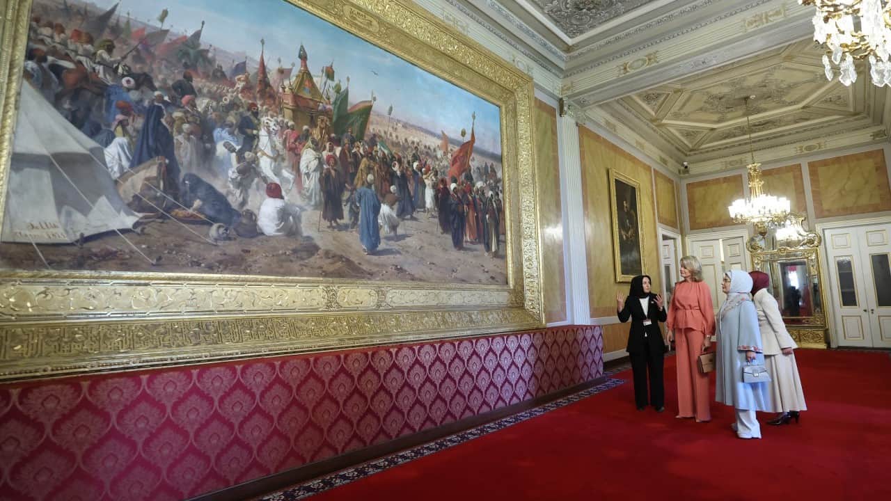 Foto - Emine Erdoğan, Belçika Kraliçesi Mathilde'yle bir araya geldi