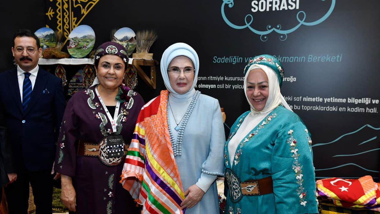 Foto - Emine Erdoğan "Bir Sofrada Miras"ta konuştu: Türk mutfağı yaşam sanatıdır