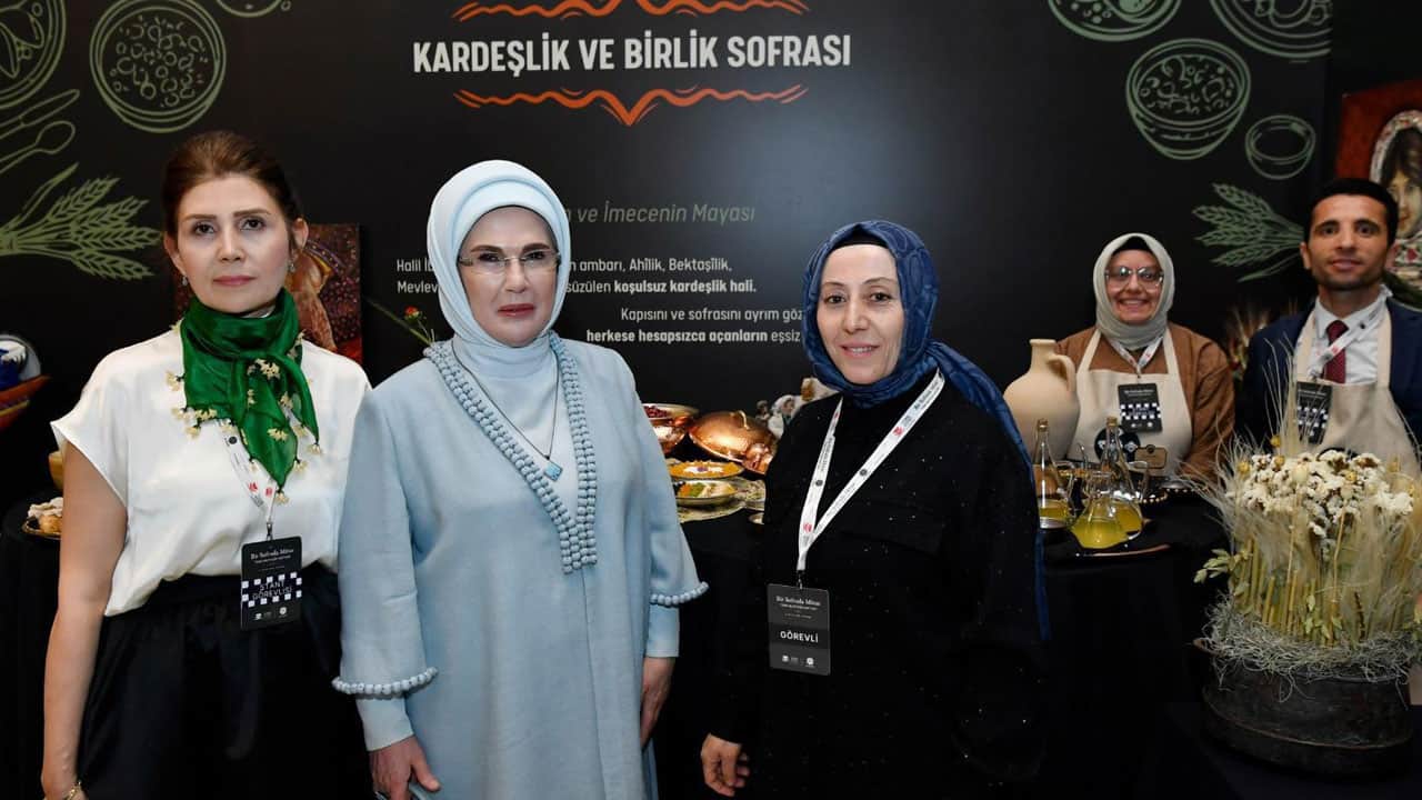 Foto - Emine Erdoğan "Bir Sofrada Miras"ta konuştu: Türk mutfağı yaşam sanatıdır