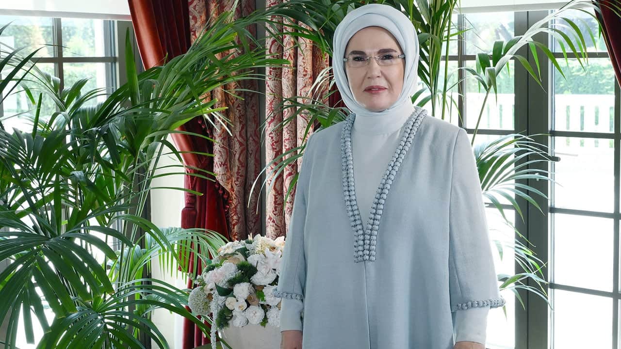 Foto - Emine Erdoğan, dünya liderlerinin eşlerine hitap etti: İnsan insanın yurdudur