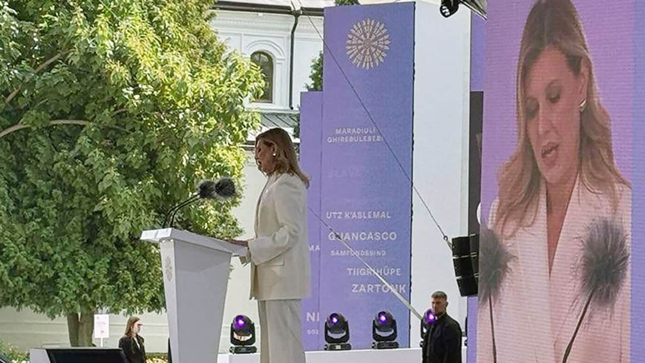 Foto - Emine Erdoğan, dünya liderlerinin eşlerine hitap etti: İnsan insanın yurdudur
