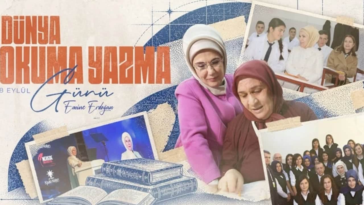 Foto - Emine Erdoğan'dan 'Dünya Okuma Yazma Günü' paylaşımı: Sayısız hayatı değiştirdik