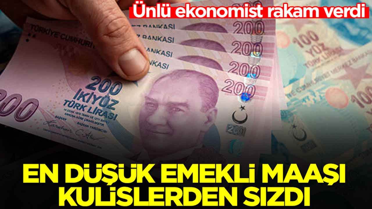 En düşük emekli maaşı kulislerden sızdı: Ünlü ekonomist rakam verdi