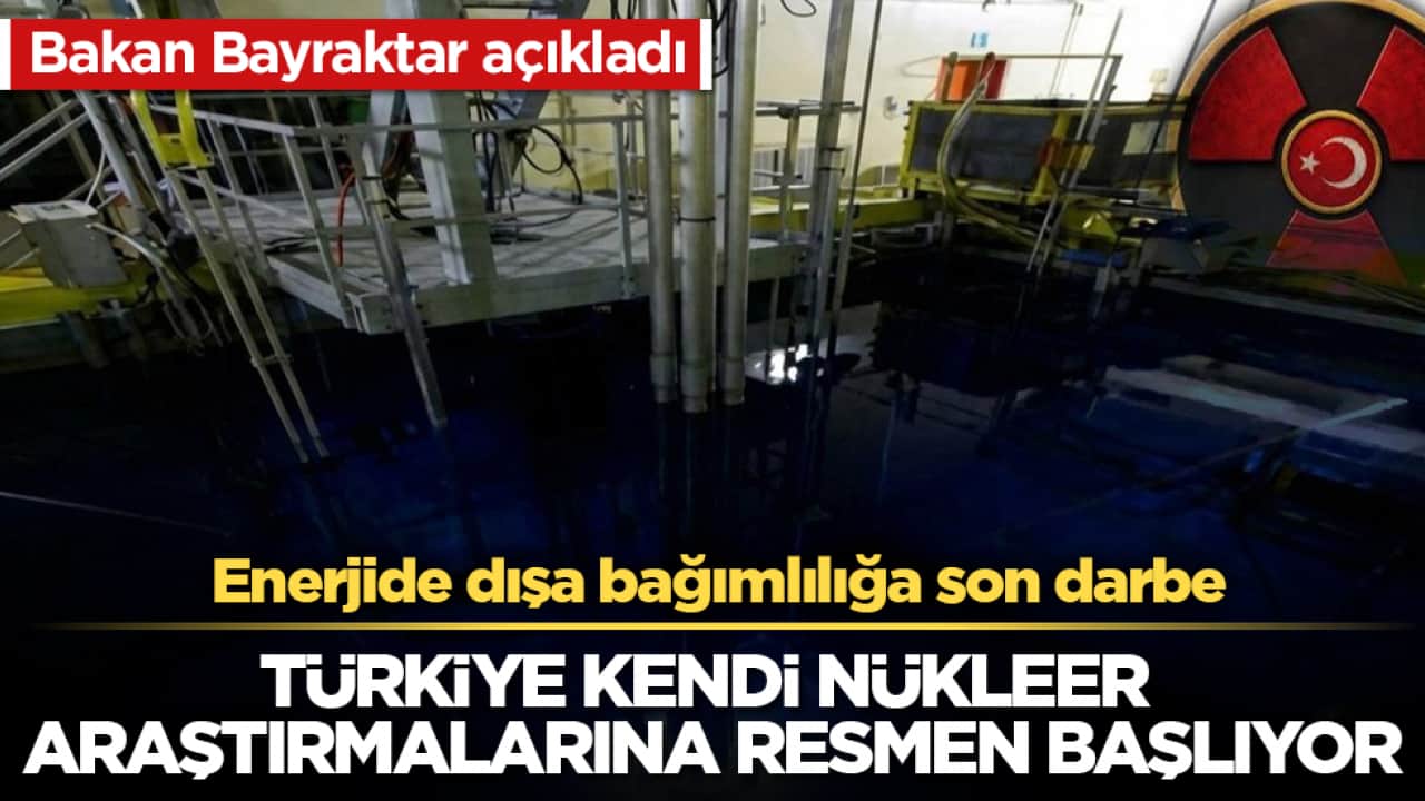 Enerjide dışa bağımlılığa son darbe: Bakan Bayraktar açıkladı: Türkiye kendi nükleer araştırmalarına resmen başlıyor