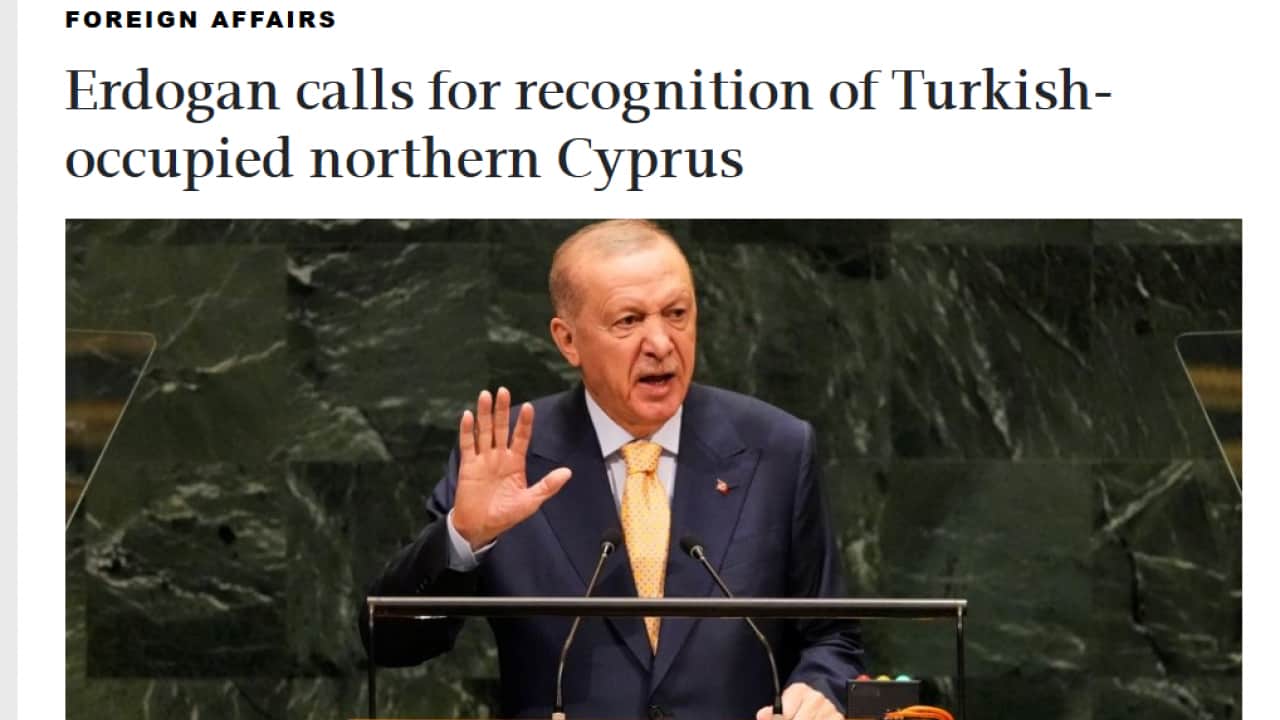 Foto - Erdoğan BM'de konuştu, dünya basını ayağa kalktı! İsrail Gazze'yi, Yunanistan KKTC'yi manşete taşıdı