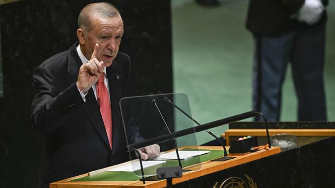 Foto - Erdoğan BM'de konuştu, dünya basını ayağa kalktı! İsrail Gazze'yi, Yunanistan KKTC'yi manşete taşıdı