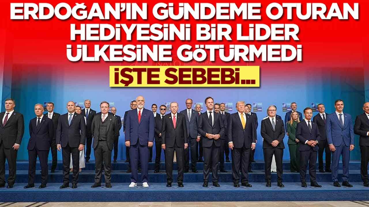 Başkan Erdoğan'ın gündeme oturan hediyesini bir lider ülkesine götürmedi: İmha edilmesini istedi