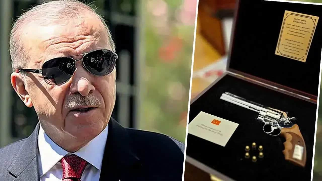 Foto - Erdoğan’ın NATO liderlerine silah hediyesi tüm dünyayı şaşırtmıştı! Sebebini ilk defa açıkladı