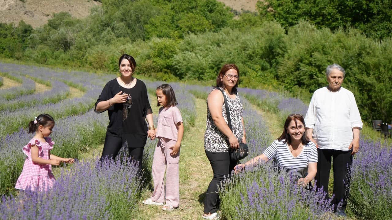 Foto - Erzincan'da mor cennet: 8 bin kök lavanta ziyaretçilerini büyülüyor