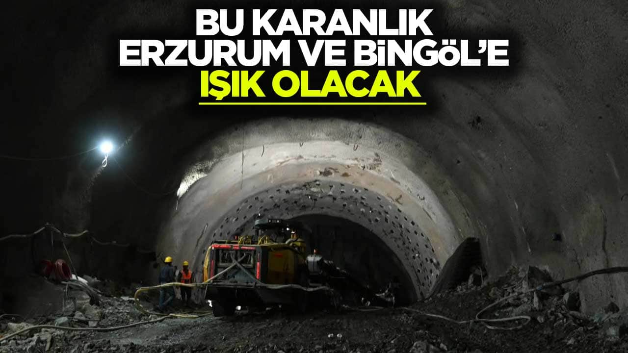 Erzurum-Bingöl'e ışık olacak: Çirişli Tüneli