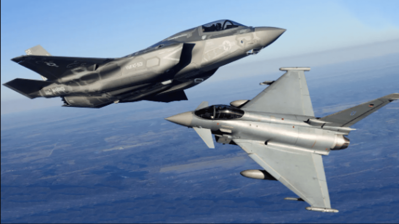 Eurofighter ile F-35 savaş uçağı birbirine girdi: İşte sonuç