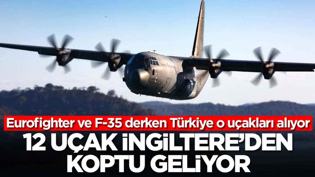 Eurofighter ve F-35 derken Türkiye o uçakları alıyor: 12 adet uçak İngiltere'den koptu geliyor