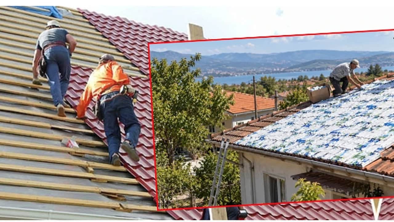 Foto - Evlerin çatısına süt kutusu koymaya başladılar! Sebebini duyanlar şaşıp kalıyor