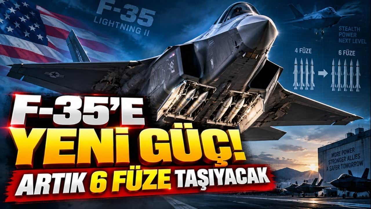 F-35’lere yeni güç! Füze kapasitesi yüzde 50 artıyor