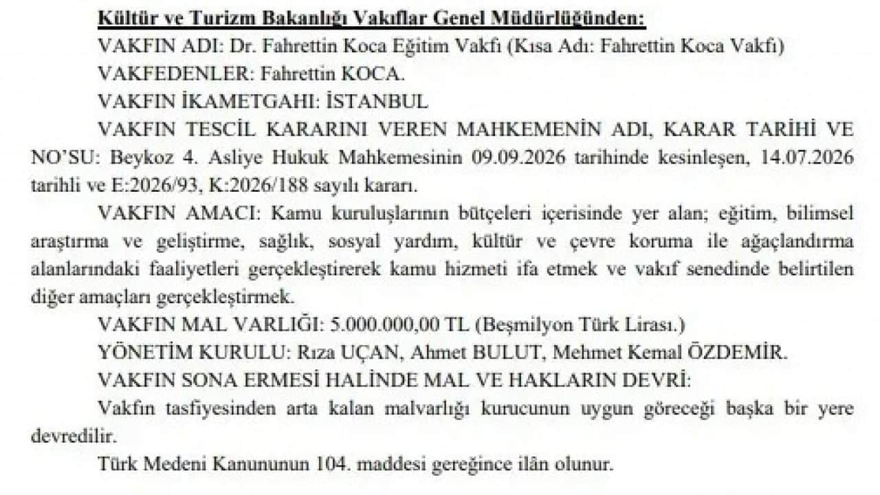 Foto - Fahrettin Koca'dan çok konuşulacak hamle: Resmi Gazete'de yayımlandı, resmen kurdu
