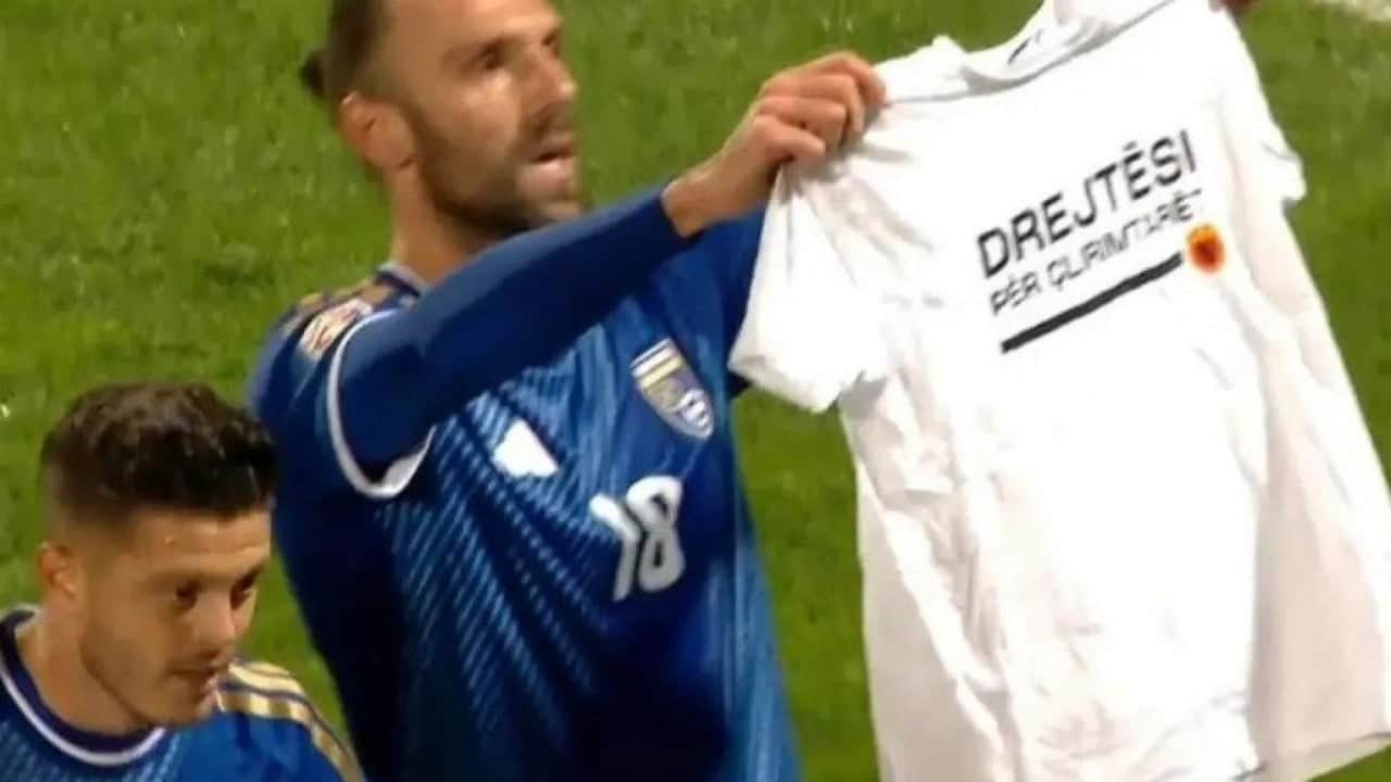 Foto - Fener’in golcüsü attı, Kosova kazandı! Vedat Muriqi'nin gol sevinci olay oldu!