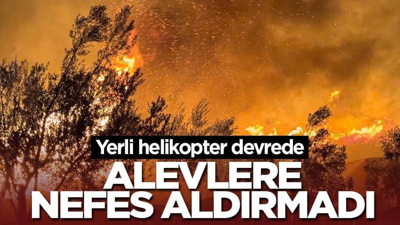 Fethiye yangınında yerli müdahale! ‘Nefes’ alevlerin önünü kesti