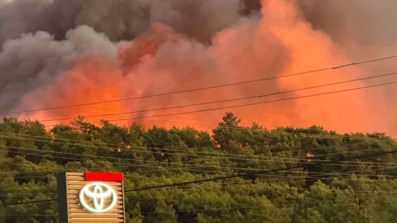 Foto - Fethiye'de orman yangını! Korkutan görüntüler