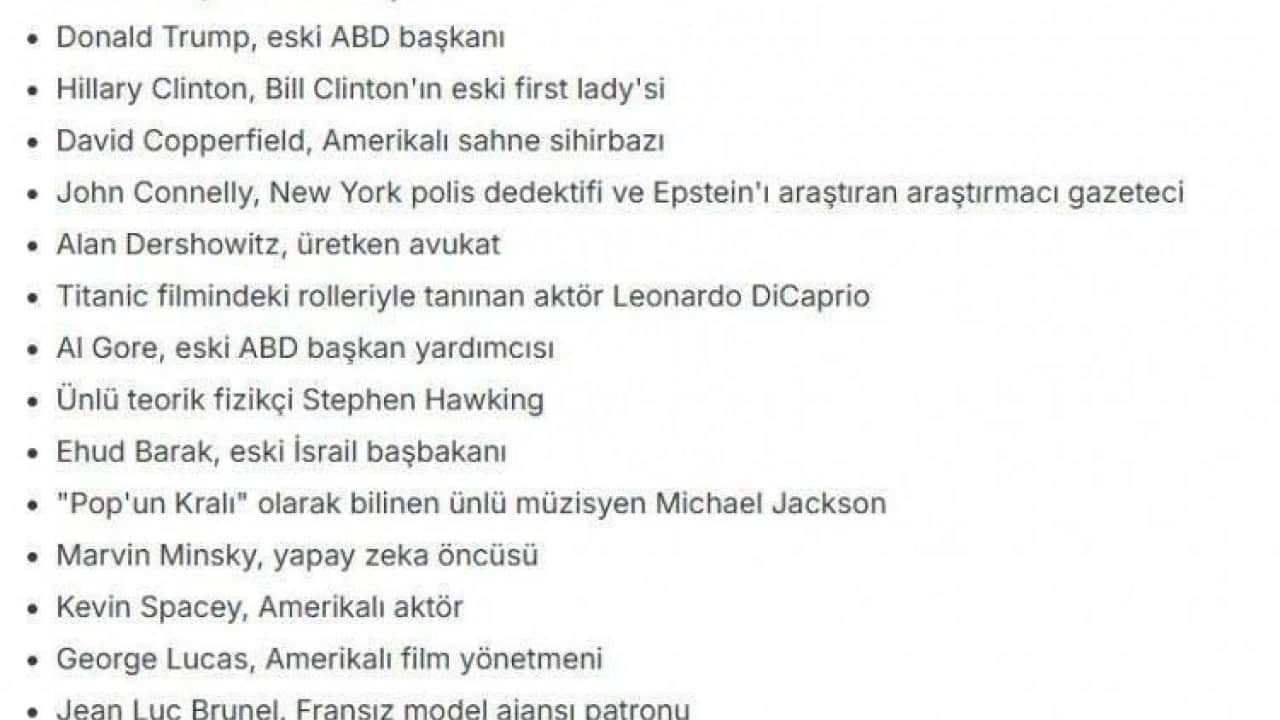 Foto - Fetö’nün Epstein ilişkisi şoke etti! Skandal listedeki isimler yeniden gündemde!
