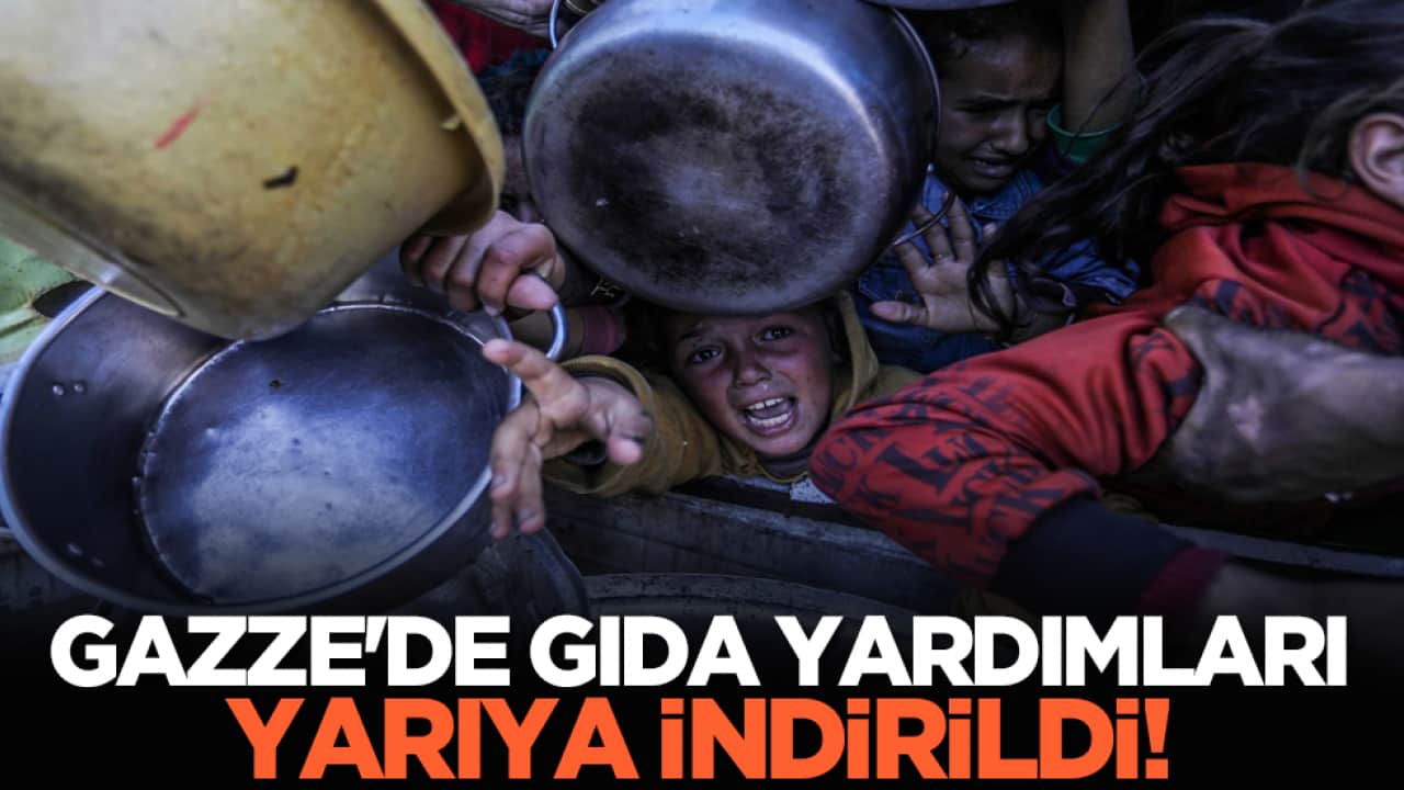 Filistin'de gıda yardımları yarıya indirildi!