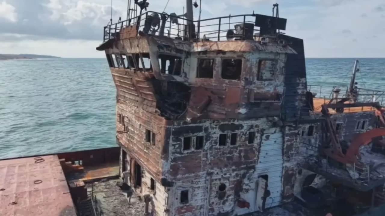 Foto - Füze saldırısına uğradı: Kargo gemisi Samsun'da karaya oturdu!