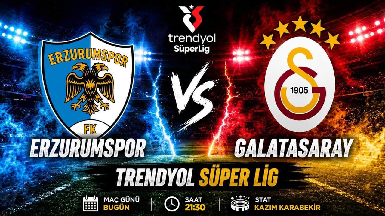 Galatasaray, Erzurum deplasmanında! İşte muhtemel 11’ler