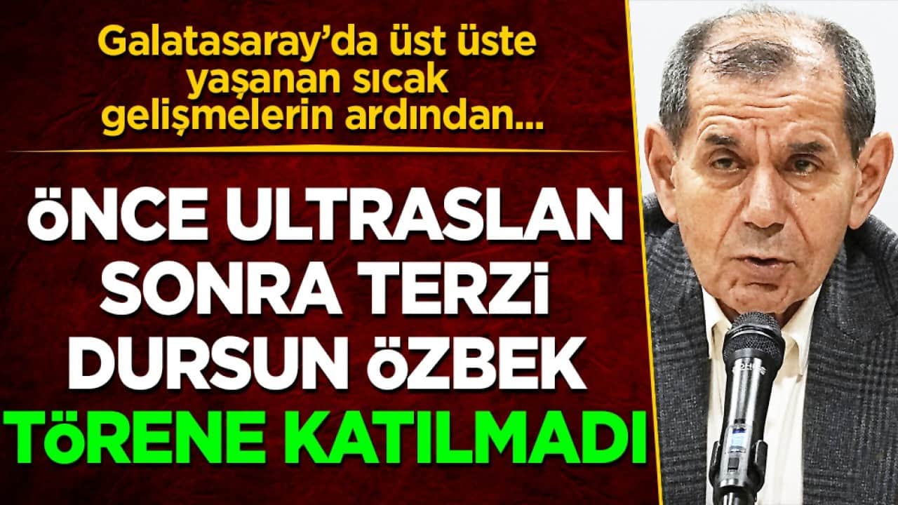 Galatasaray’da üst üste yaşanan sıcak gelişmelerin ardından... Dursun Özbek toplantıya katılmadı!
