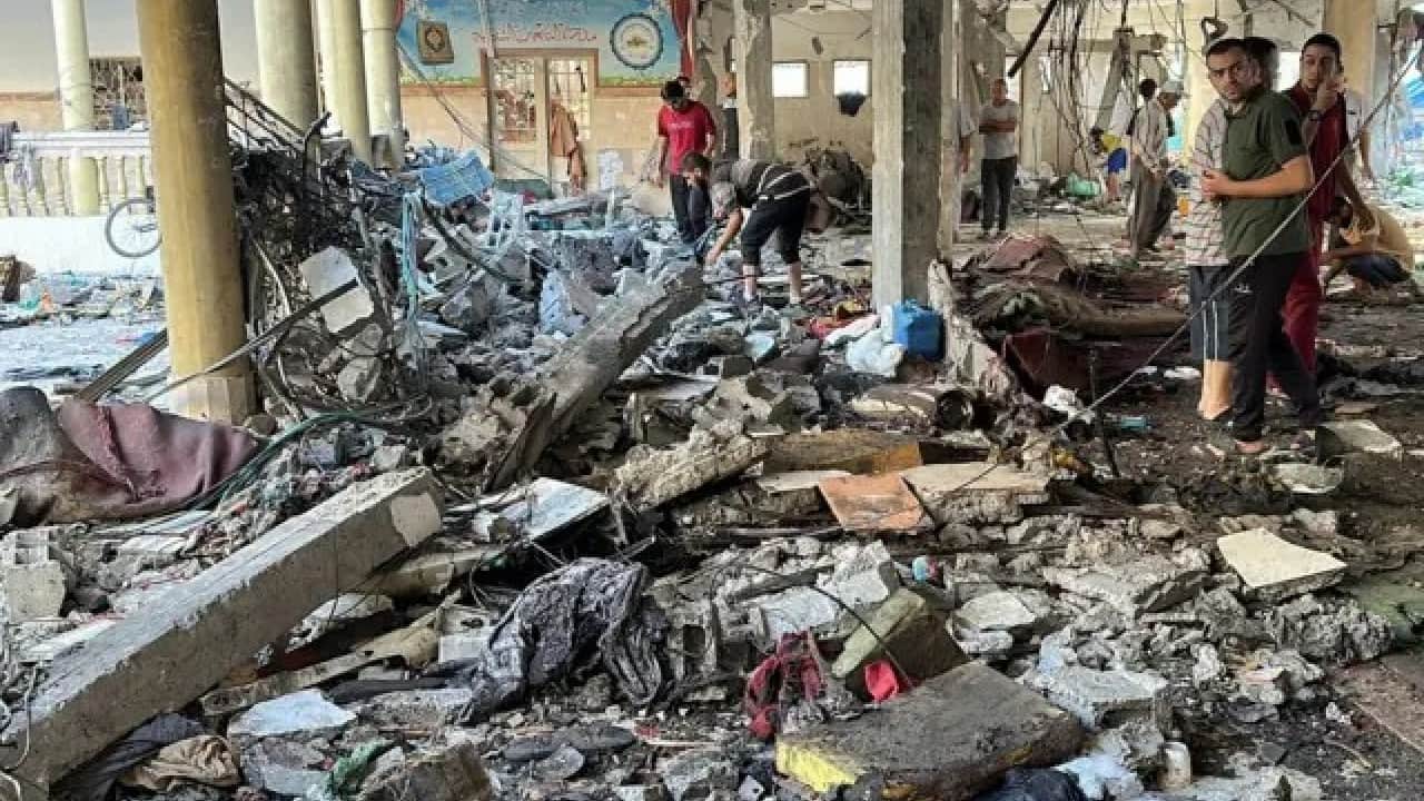 Foto - Gazze’de olmayan okulda yeni eğitim yılı başlıyor