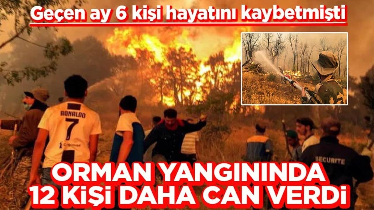 Geçen ay 6 kişi hayatını kaybetmişti Orman yangınında 12 kişi daha can verdi