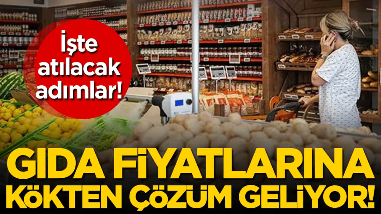 Gıda fiyatlarına kökten çözüm geliyor! İşte atılacak adımlar