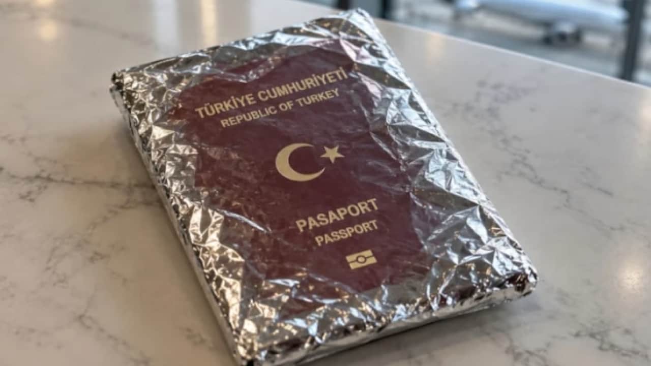 Foto - Gören herkes yapmaya başladı: Pasaportunuzu alüminyum folyoya sarın!