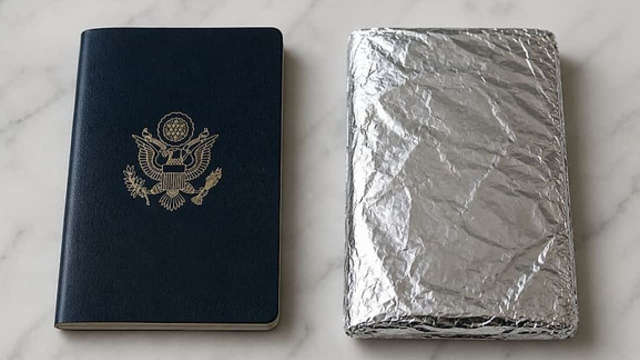 Foto - Gören herkes yapmaya başladı: Pasaportunuzu alüminyum folyoya sarın!