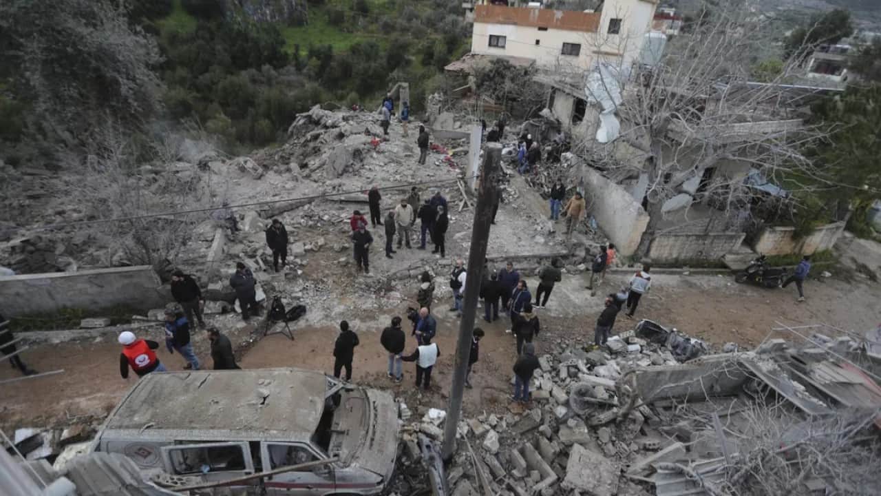 Foto - Güney Lübnan'da işgal sürüyor Onlarca evi ateşe verip havaya uçurdular