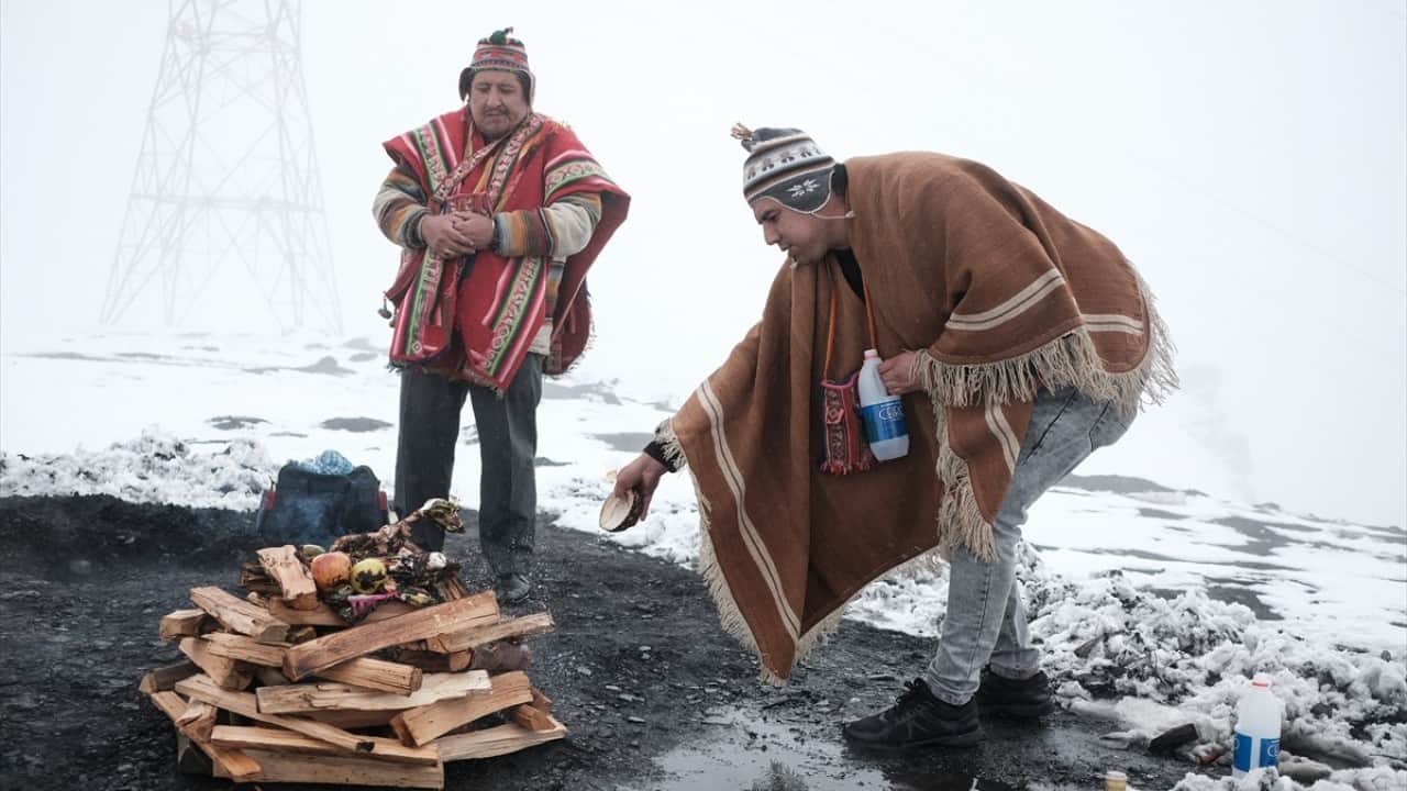 Foto - Güney yarımkürede yer alıyor! Soğuk hava ve kar yağışı etkili oldu