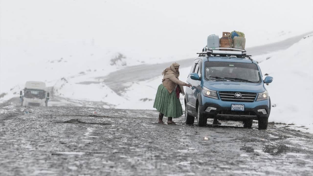 Foto - Güney yarımkürede yer alıyor! Soğuk hava ve kar yağışı etkili oldu