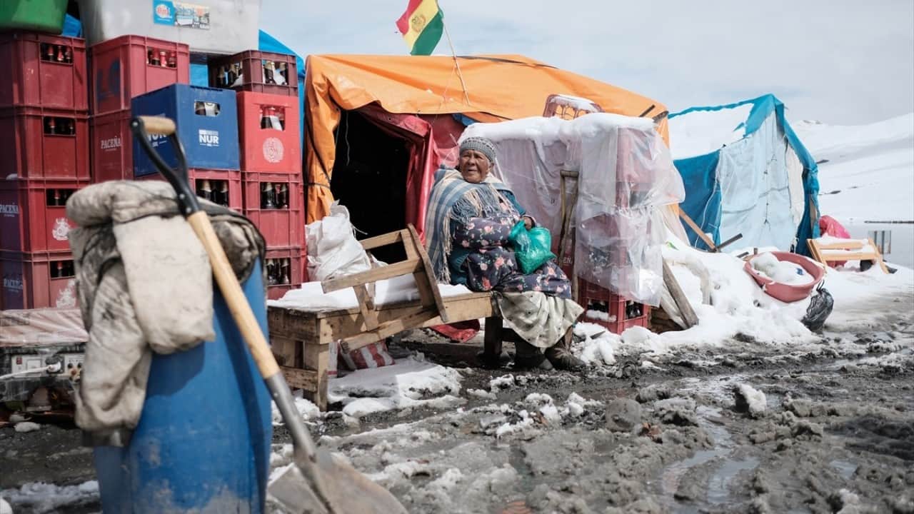 Foto - Güney yarımkürede yer alıyor! Soğuk hava ve kar yağışı etkili oldu