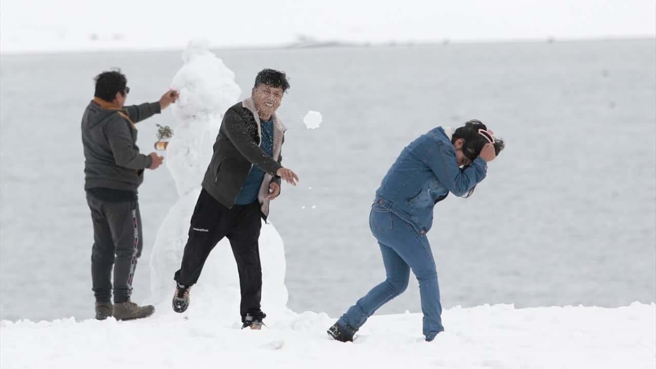 Foto - Güney yarımkürede yer alıyor! Soğuk hava ve kar yağışı etkili oldu