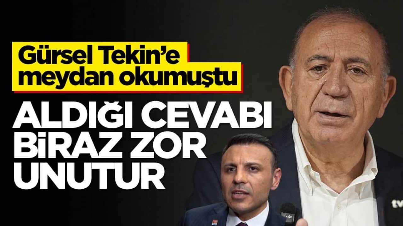 Gürsel Tekin'e meydan okumuştu... Aldığı cevabı biraz zor unutur