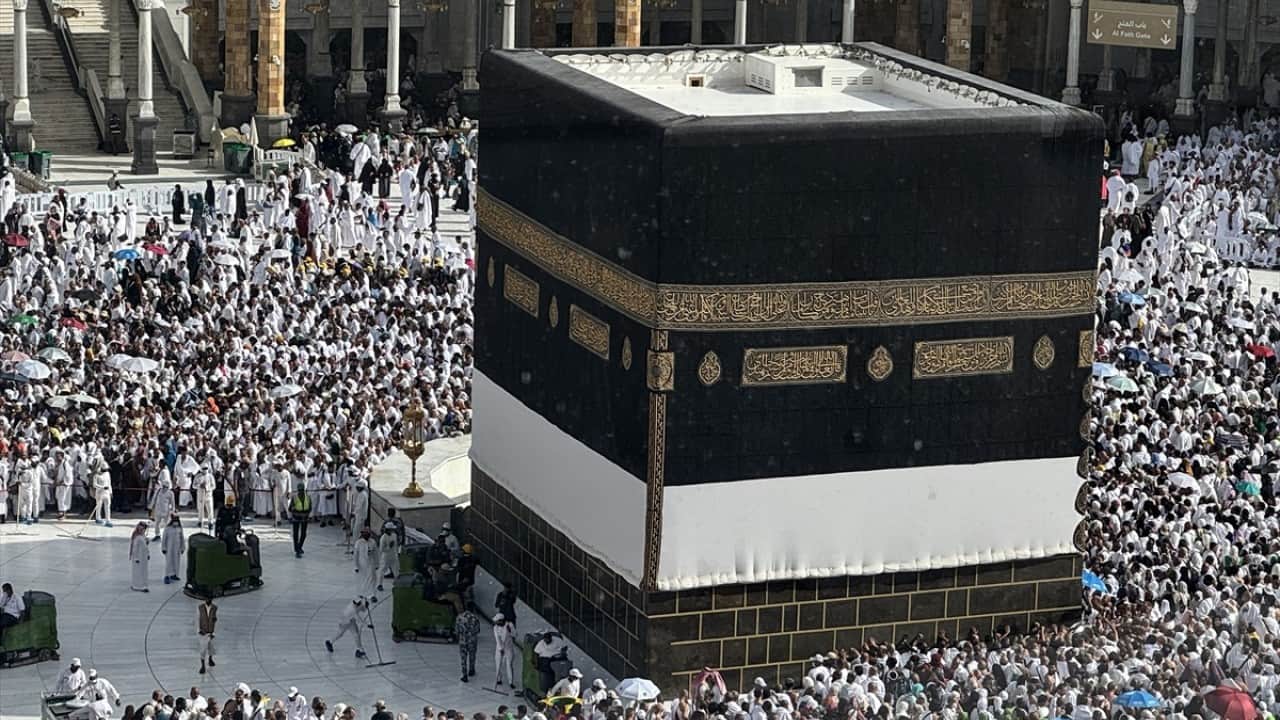 Foto - Hacı adayları Kurban Bayramı öncesi son cuma namazını Kabe'de kıldı