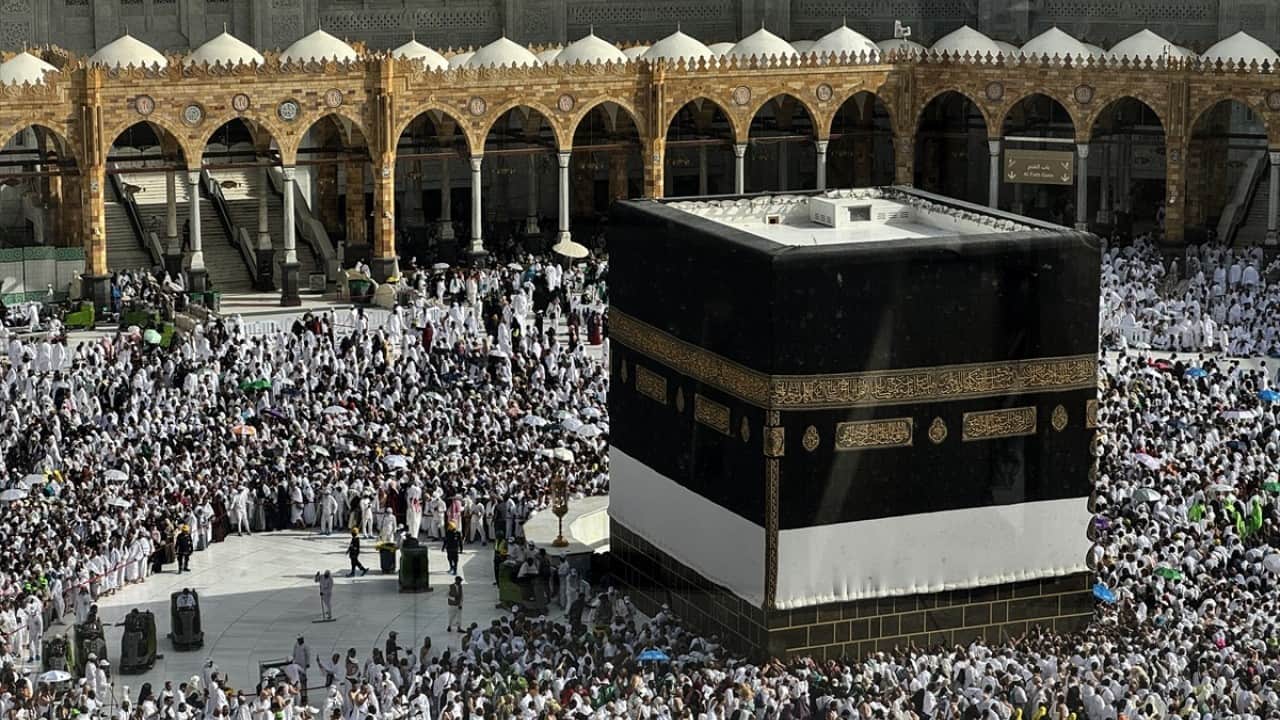 Foto - Hacı adayları Kurban Bayramı öncesi son cuma namazını Kabe'de kıldı