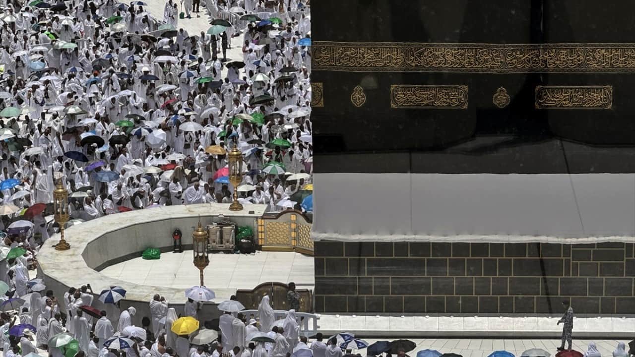 Foto - Hacı adayları Kurban Bayramı öncesi son cuma namazını Kabe'de kıldı