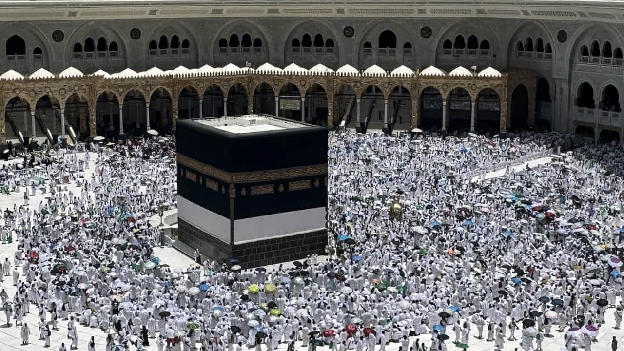 Foto - Hacı adayları Kurban Bayramı öncesi son cuma namazını Kabe'de kıldı
