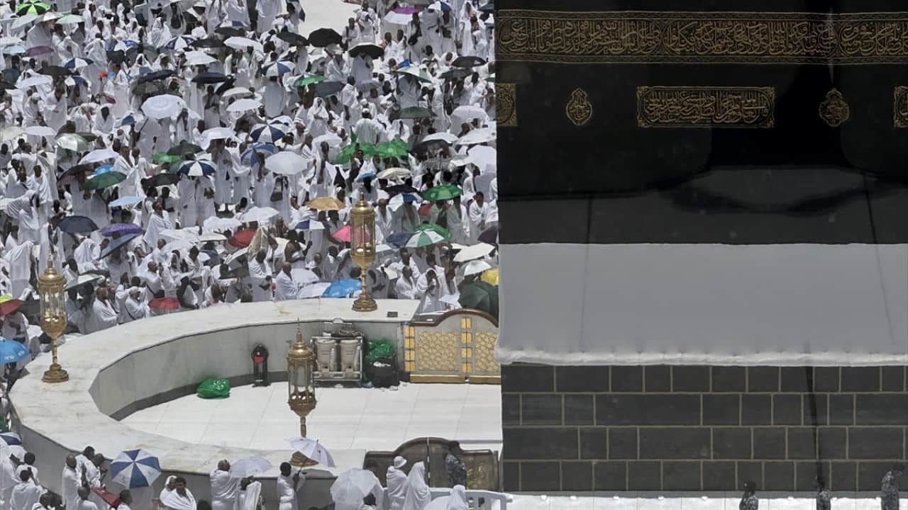 Foto - Hacı adayları Kurban Bayramı öncesi son cuma namazını Kabe'de kıldı