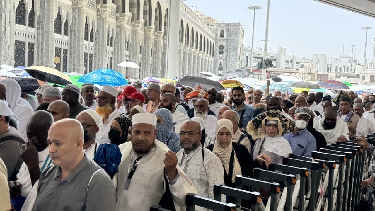 Foto - Hacı adayları Kurban Bayramı öncesi son cuma namazını Kabe'de kıldı
